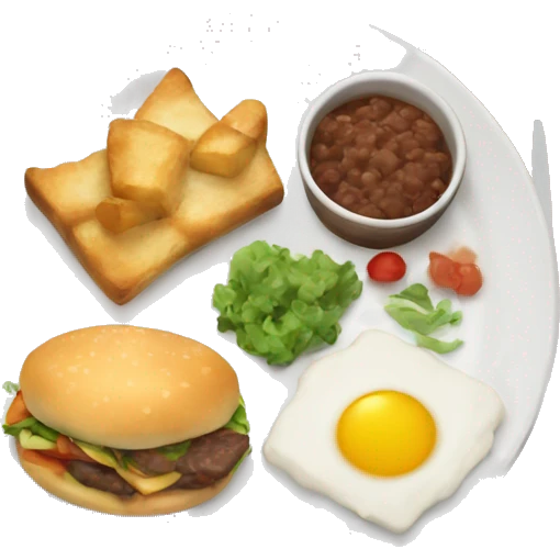 Tisch mit essen  emoji