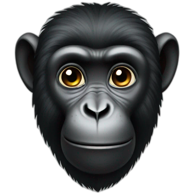 black monkey emoji