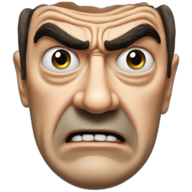 Mister bean angry emoji