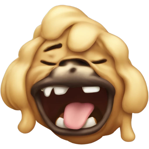 Dog fart emoji