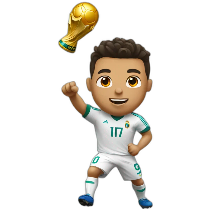 Ronaldo celebrating emoji