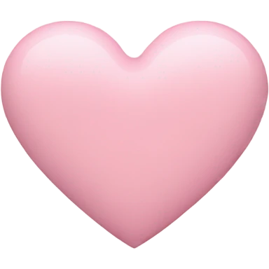 Pastel pink heart emoji