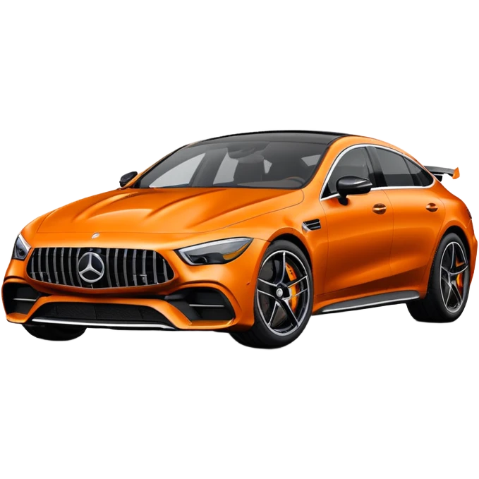 Mercedes amg gt 63 orange colour emoji