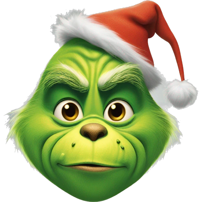 The grinch emoji