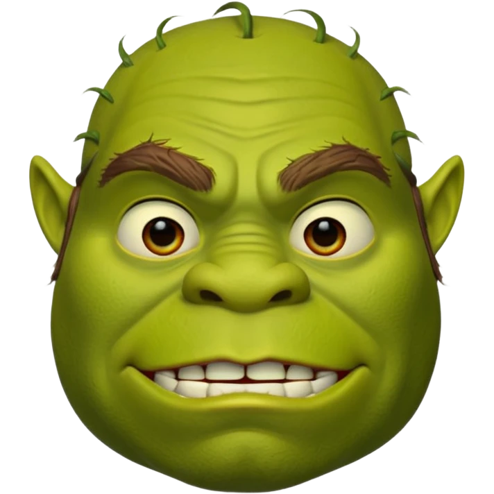 shrek face emoji