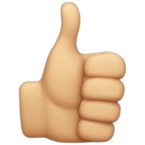 five thumbs up emoji