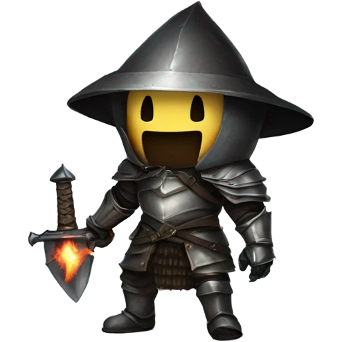 Elon musk as a dark souls boss emoji
