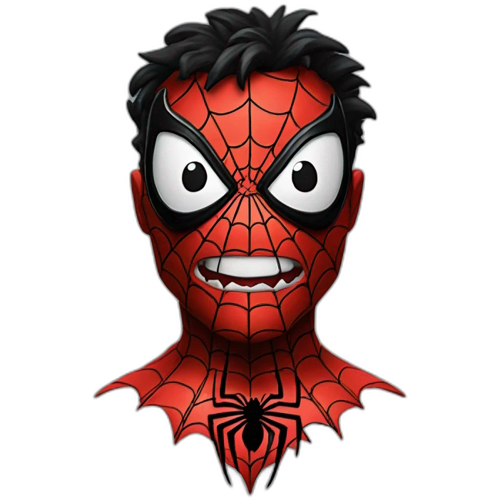 Venom spider man emoji