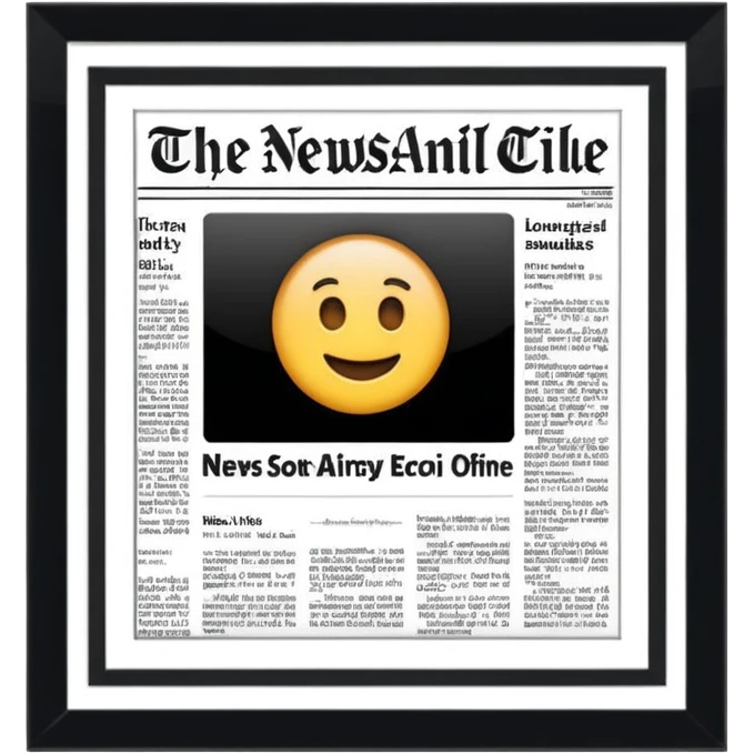 News article of government  emoji