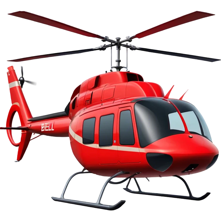 Bell 206 - Bell Helicopter (Model Year: 2021) (Iconic colour: Red) emoji