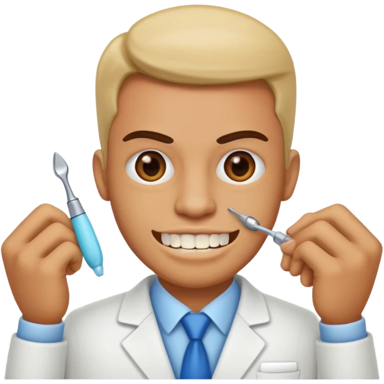 Dental thug boss emoji