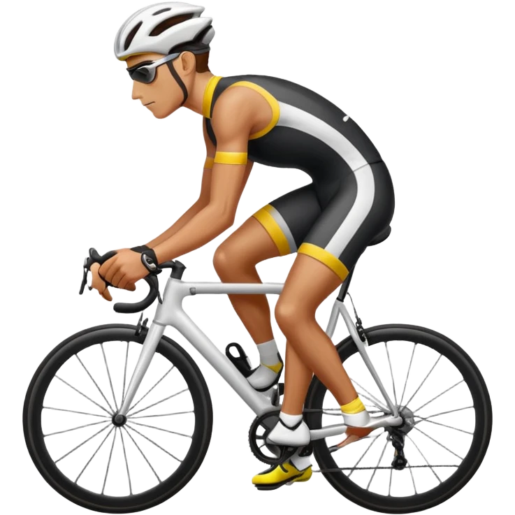 Ciclista con bici de ruta  emoji
