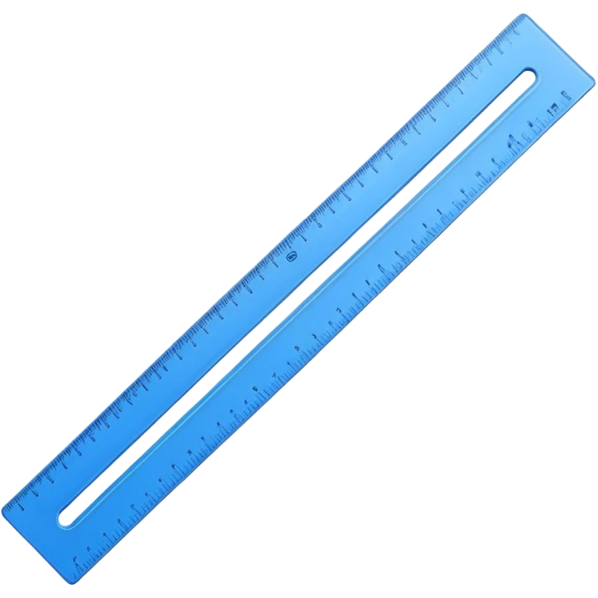 blue ruler emoji