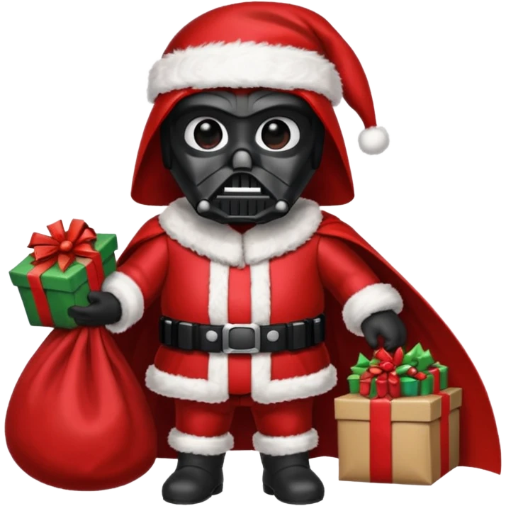 Darth Vader Santa  emoji