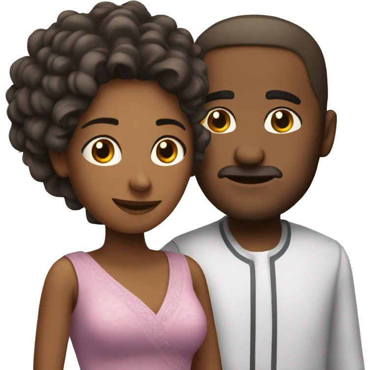 Una pareja abrazada  emoji