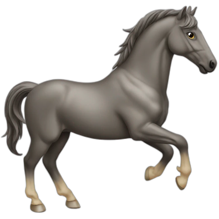 Cheval qui saute emoji