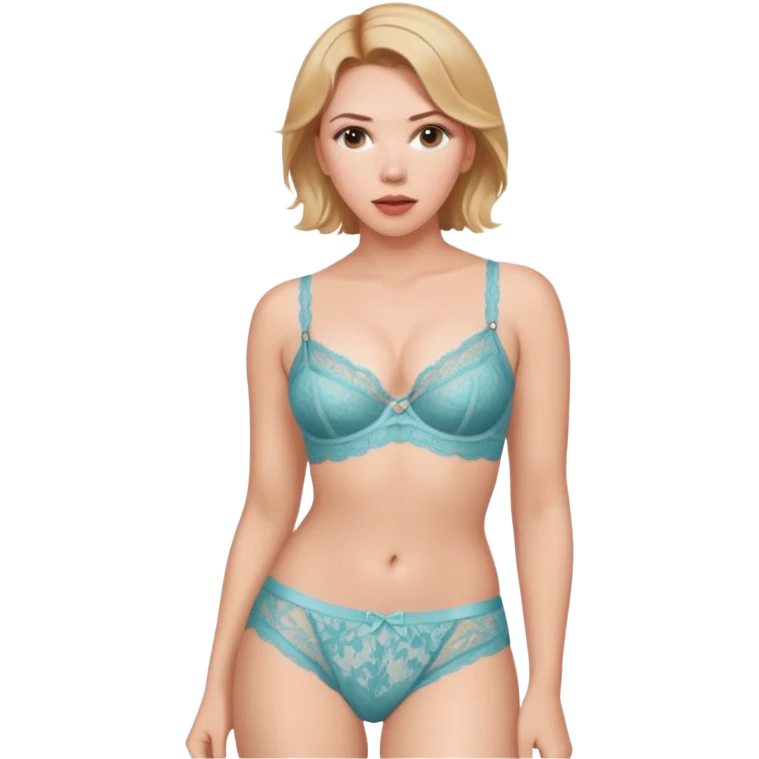 Scarlett Johansson underwear model emoji