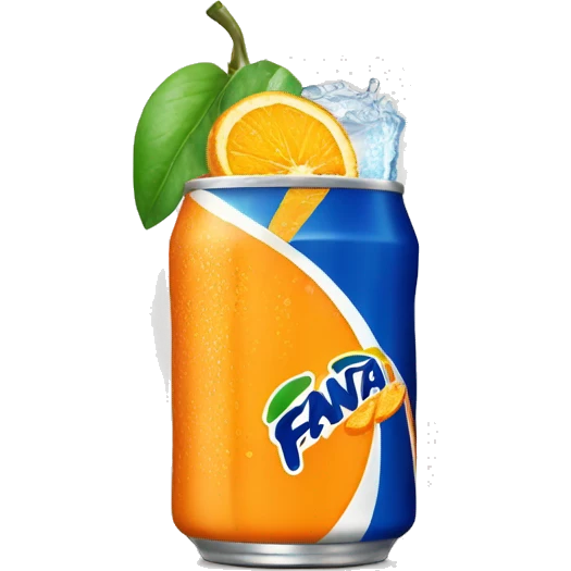 Fanta light drink emoji