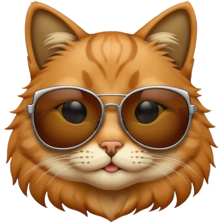 Cat wearing sunglasses emoji