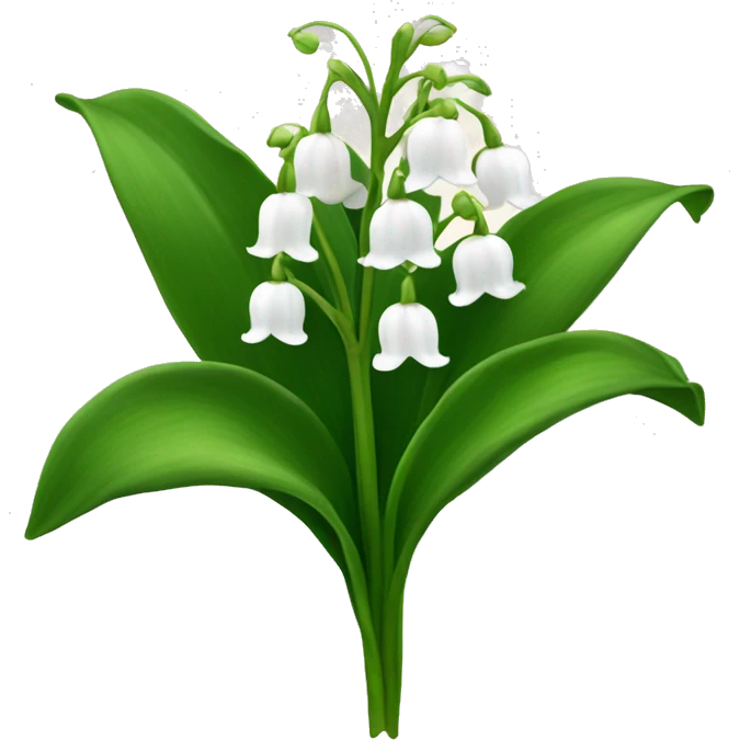 White Lilly of the valley  emoji