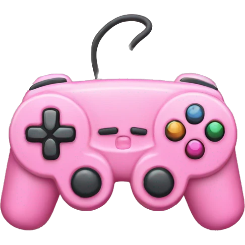 Manette rosa pelose emoji