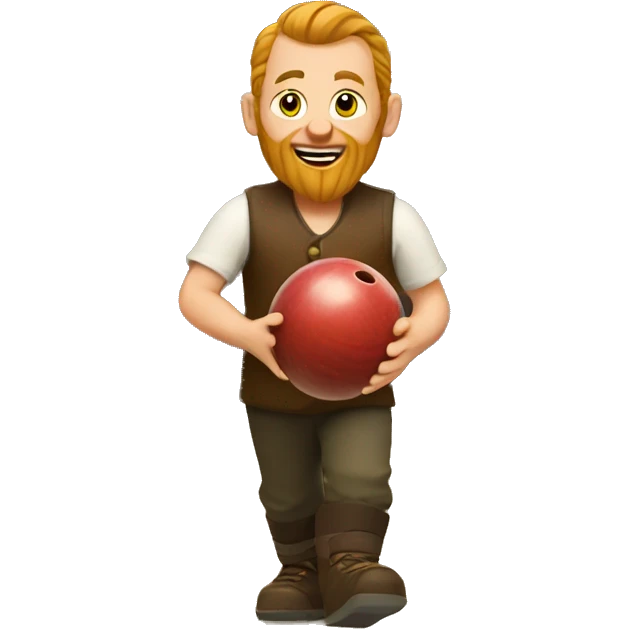 Dwarf bowling emoji