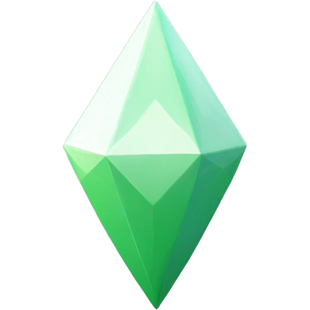 White sims 4 plumbob only emoji