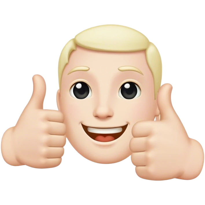Two thumbs up  emoji