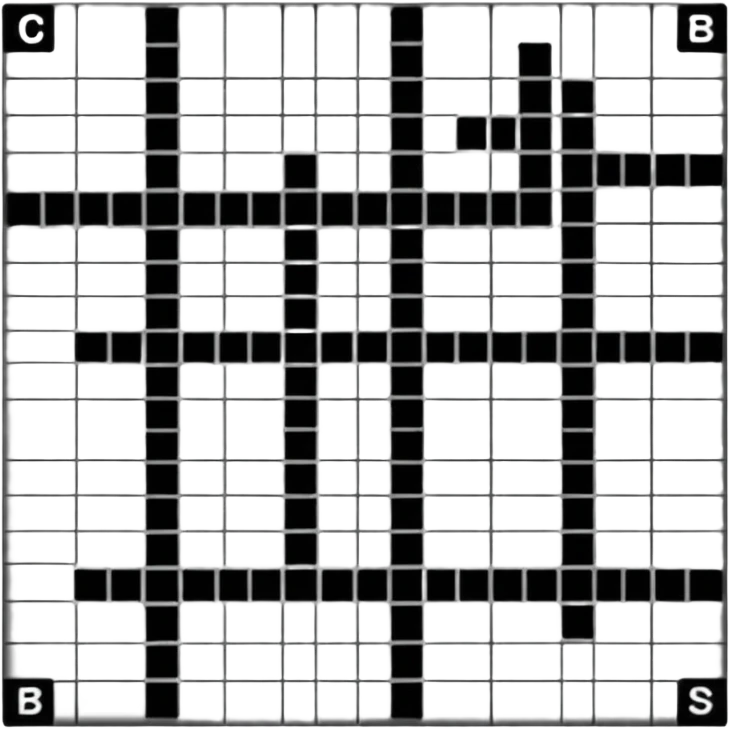 part of a newspaper crossword emoji