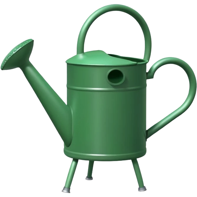 give me a watering can with legs emoji