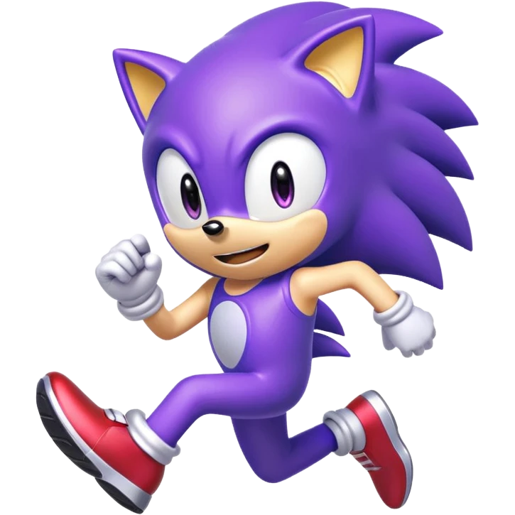 glitter purple sonic emoji