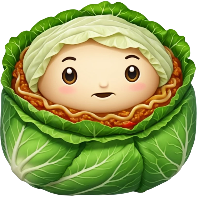Cabbage roll emoji
