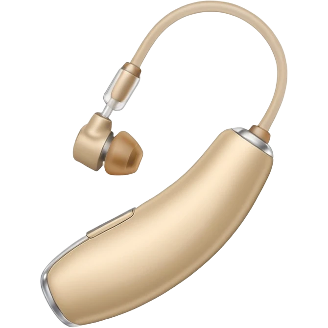 Generate a in ear canal hearing aid emoji