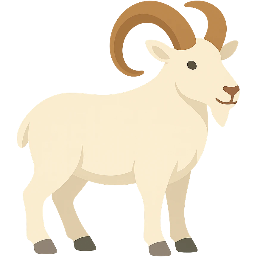 Mountain goat emoji