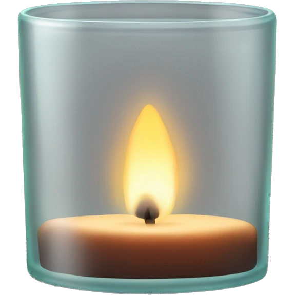 Candle in glass emoji