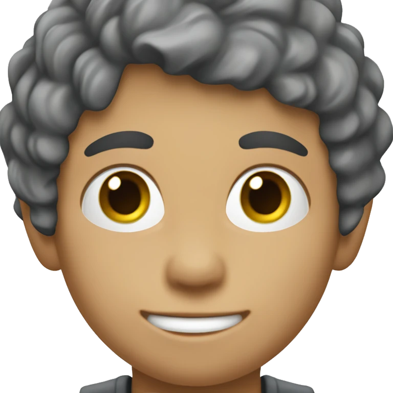 niño de 10 años moreno de piel blanca emoji