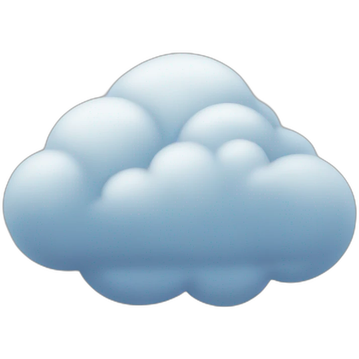 cloud thinkig emoji