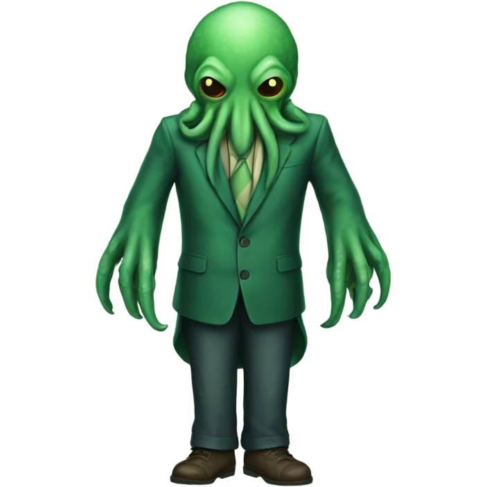 Cthulhu with pants emoji