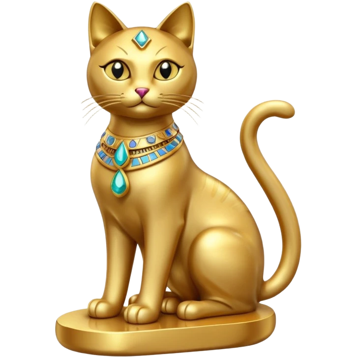 Egyptian Cats: Cat statue with gems









 emoji