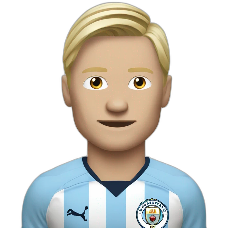 Erland haaland Man City footballer emoji