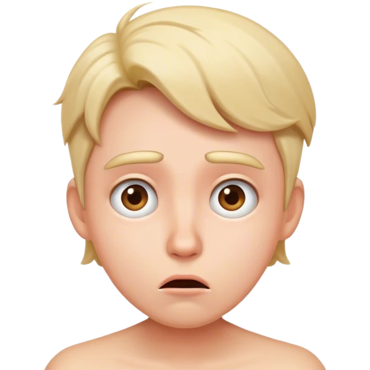 Confused face emoji