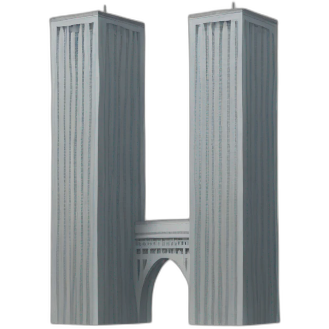 Twin tower emoji