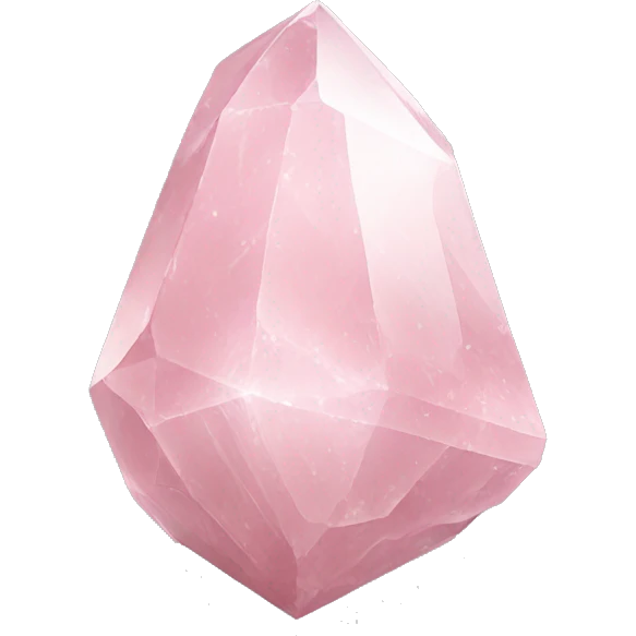 Light pink quartz emoji