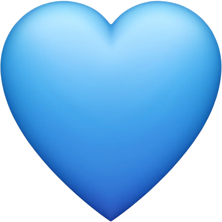 blue heart with a geometric pattern emoji