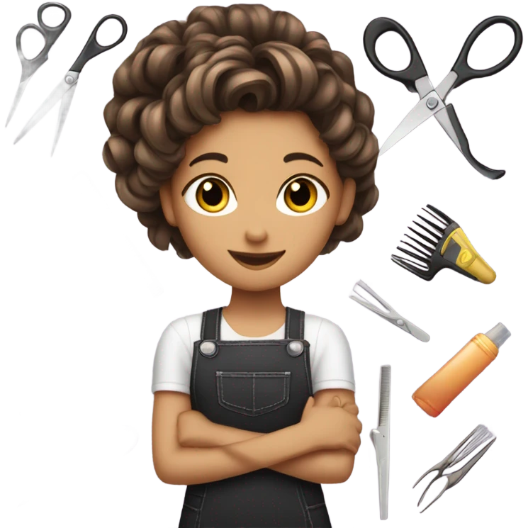 Girl hairdresser emoji