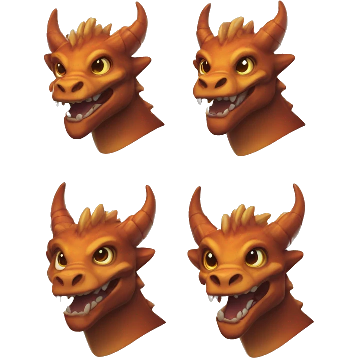 Dracofeu With 3 Heads emoji