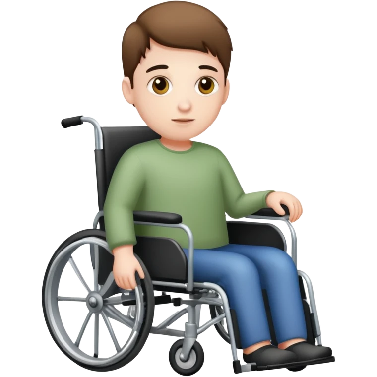 Autistic person in wheelchair emoji