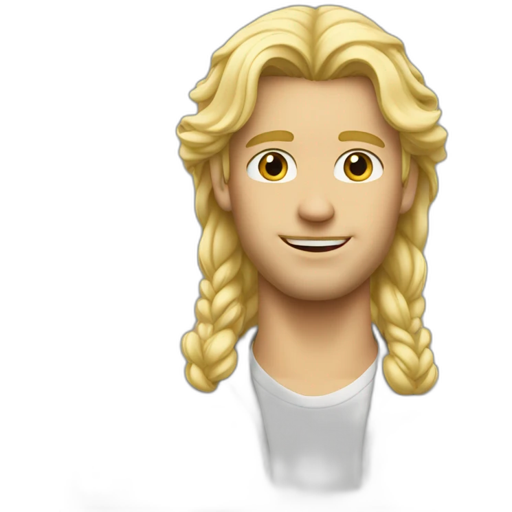 a guy blond hair dutch  years emoji