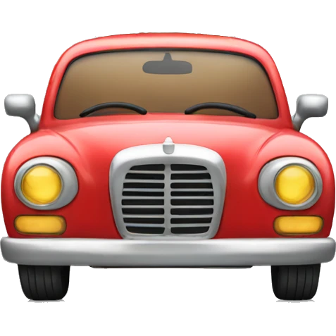Christmas Car with Christmas Tree  emoji