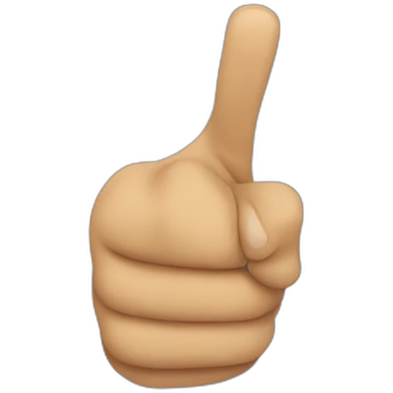 pointing emoji